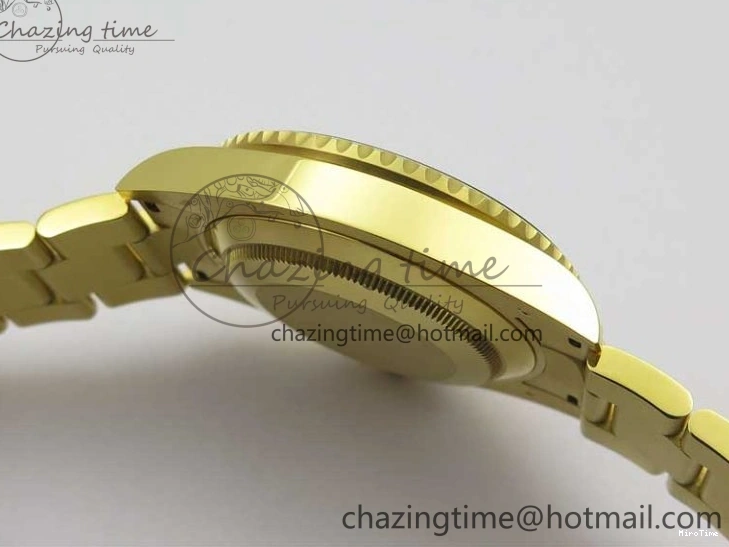 MiroTime 1223 Unisex Submariner 41mm 126618 LB YG EWF Blue Dial on YG Bracelet A 2615